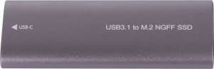 Adapter AV Verk Obudowa adapter dysku kieszeń m.2 sata ngff usb 3.1 usb typ-c 2230-2280mm Obudowa adapter dysku kieszeń m.2 sata ngff usb 3.1 usb typ-c 2230-2280mm 6