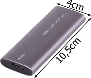 Adapter AV Verk Obudowa adapter dysku kieszeń m.2 sata ngff usb 3.1 usb typ-c 2230-2280mm Obudowa adapter dysku kieszeń m.2 sata ngff usb 3.1 usb typ-c 2230-2280mm 7