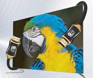 Kabel Verk HDMI - HDMI 3m złoty 3