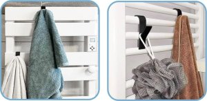 Verk 2x haczyk wieszak na grzejnik kaloryfer łazienkowy na ręcznik zestaw 2x haczyk wieszak na grzejnik kaloryfer łazienkowy na ręcznik zestaw 10