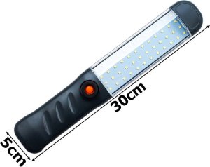 Verk Mocna latarka warsztatowa lampa 48 led cob usb hak magnes akumulatorowa Mocna latarka warsztatowa lampa 48 led cob usb hak magnes akumulatorowa 2