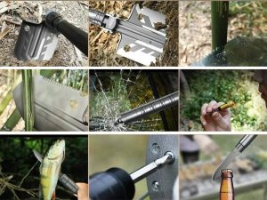 Verk Saperka składana wojskowa etui piła wielofunkcyjna survival niezbędnik Saperka składana wojskowa etui piła wielofunkcyjna survival niezbędnik 6