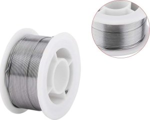 Verk Cyna do lutowania do elektroniki z topnikiem 80g 1mm lutownicza rolka Cyna do lutowania do elektroniki z topnikiem 80g 1mm lutownicza rolka 5