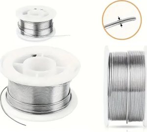 Verk Cyna do lutowania do elektroniki z topnikiem 80g 1mm lutownicza rolka Cyna do lutowania do elektroniki z topnikiem 80g 1mm lutownicza rolka 7