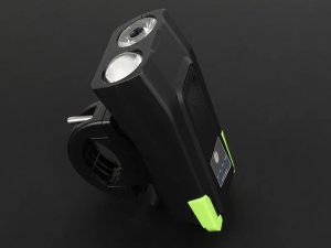 Verk Mocna lampka rowerowa przednia tylna led głośny dzwonek akumulator 2w1 Mocna lampka rowerowa przednia tylna led głośny dzwonek akumulator 2w1 6