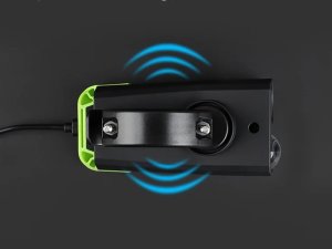 Verk Mocna lampka rowerowa przednia tylna led głośny dzwonek akumulator 2w1 Mocna lampka rowerowa przednia tylna led głośny dzwonek akumulator 2w1 7