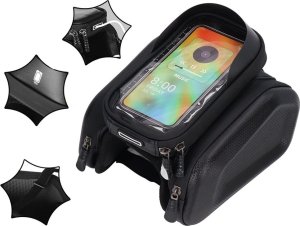 Verk Torba rowerowa sakwa na ramę roweru etui na telefon rower wodoszczelna Torba rowerowa sakwa na ramę roweru etui na telefon rower wodoszczelna 2