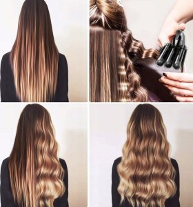 Lokówka Verk Falownica do stylizacji włosów lokówka karbownica fale loki ceramiczna Falownica do stylizacji włosów lokówka karbownica fale loki ceramiczna 7