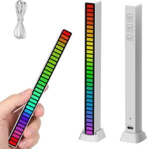 Verk Ledy usb reakcja na dźwięk multikolor neon listwa rgb led mruga akumulator Ledy usb reakcja na dźwięk multikolor neon listwa rgb led mruga akumulator 1