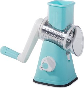 Verk Maszynka do tarcia ziemniaków sera warzyw szatkownica 3x tarki wkłady 3w1 Maszynka do tarcia ziemniaków sera warzyw szatkownica 3x tarki wkłady 3w1 4