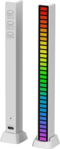 Verk Ledy usb reakcja na dźwięk multikolor neon listwa rgb led mruga 18 trybów Ledy usb reakcja na dźwięk multikolor neon listwa rgb led mruga 18 trybów 2