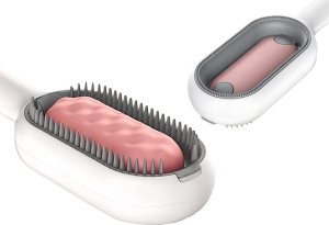 Verk Szczotka do czesania mycia zbierania sierści dla psa kota silikonowa 3w1 Szczotka do czesania mycia zbierania sierści dla psa kota silikonowa 3w1 11