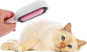 Verk Szczotka do czesania mycia zbierania sierści dla psa kota silikonowa 3w1 Szczotka do czesania mycia zbierania sierści dla psa kota silikonowa 3w1 4