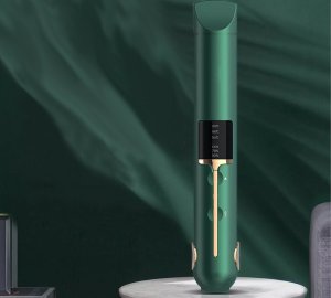 Prostownica Verk Prostownica do włosów ceramiczna lcd 2w1 regulacja temperatury power bank 7