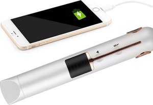 Prostownica Verk Prostownica do włosów ceramiczna lcd 2w1 regulacja temperatury power bank Prostownica do włosów ceramiczna lcd 2w1 regulacja temperatury power bank 2