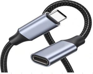 Kabel USB Verk USB-C - USB-C 2 m Czarny 1