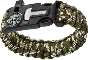 Verk Bransoletka survival opaska 5w1 kompas krzesiwo linka nóż linka paracord Bransoletka survival opaska 5w1 kompas krzesiwo linka nóż linka paracord 8