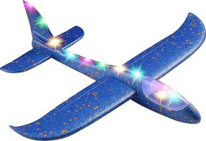 Verk Samolot styropianowy styropianu 47cm świecący led szybowiec rzutka duży 2