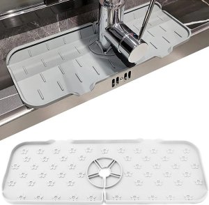 ATL DA24B Silikonowa mata ociekacz na zlew    biała 5