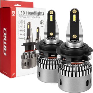 AMiO Żarówki samochodowe led seria k3 h7-1 12v 6000k canbus amio-03684 1