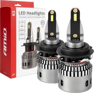 AMiO Żarówki samochodowe led seria k3 h7-6 12v 6000k canbus amio-03685 1