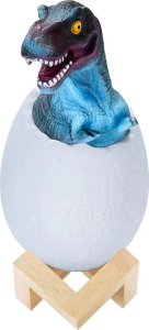 Lampka biurkowa Verk Lampka nocna dinozaur tyranosaur jajko rgb led jajo świecące dla dzieci Lampka nocna dinozaur tyranosaur jajko rgb led jajo świecące dla dzieci 2