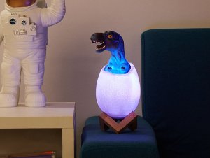 Lampka biurkowa Verk Lampka nocna dinozaur tyranosaur jajko rgb led jajo świecące dla dzieci Lampka nocna dinozaur tyranosaur jajko rgb led jajo świecące dla dzieci 5