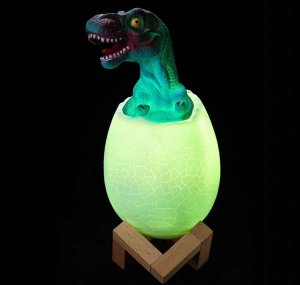 Lampka biurkowa Verk Lampka nocna dinozaur tyranosaur jajko rgb led jajo świecące dla dzieci Lampka nocna dinozaur tyranosaur jajko rgb led jajo świecące dla dzieci 8