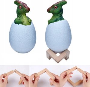 Lampka biurkowa Verk Lampka nocna dinozaur dino jajko rgb led jajo świecące dla dzieci Lampka nocna dinozaur dino jajko rgb led jajo świecące dla dzieci 3