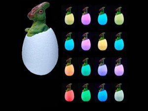 Lampka biurkowa Verk Lampka nocna dinozaur dino jajko rgb led jajo świecące dla dzieci Lampka nocna dinozaur dino jajko rgb led jajo świecące dla dzieci 5