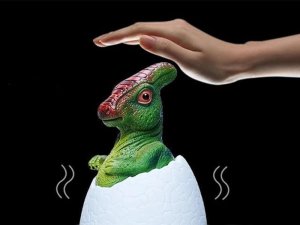 Lampka biurkowa Verk Lampka nocna dinozaur dino jajko rgb led jajo świecące dla dzieci Lampka nocna dinozaur dino jajko rgb led jajo świecące dla dzieci 9
