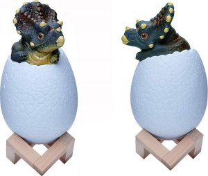 Lampka biurkowa Verk Lampka nocna dinozaur triceratops jajko rgb led jajo świecące dla dzieci Lampka nocna dinozaur triceratops jajko rgb led jajo świecące dla dzieci 2
