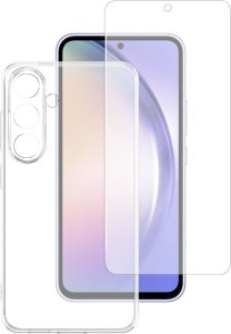 4smarts 4Smarts 360° Starter Set Glas + Case für Galaxy A55 1