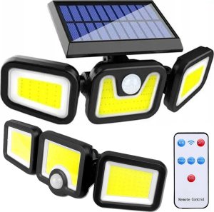 Verk Lampa solarna 100 cob z czujnikiem ruchu zmierzchu Lampa solarna 100 cob z czujnikiem ruchu zmierzchu 1