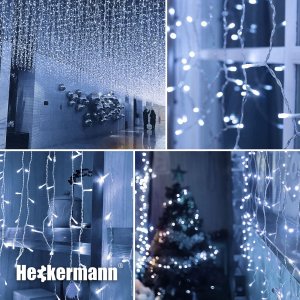 Dekoracja świąteczna Heckermann Kurtyna Świetlna Heckermann Cl-Lhl-05 500Led Cool 3
