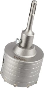 Graphite Otwornica widiowa 80mm z adapterem SDS+ oraz wiertłem pilotującym 7
