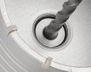 Graphite Otwornica widiowa 80mm z adapterem SDS+ oraz wiertłem pilotującym 8