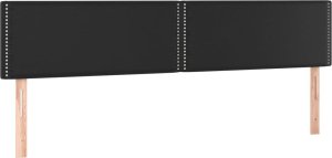 vidaXL Łóżko kontynentalne z materacem i LED, czarne, 120x190 cm 9