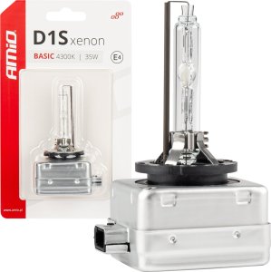 AMiO Żarówka ksenonowa żarnik xenon d1s 35w 4300k basic blister amio-03863 1