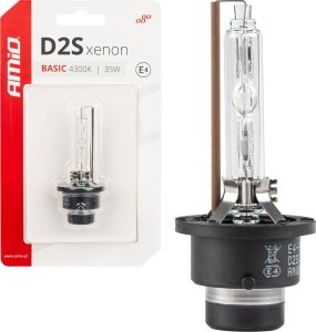 AMiO Żarówka ksenonowa żarnik xenon d2s 4300k basic blister amio-03860 1