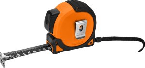 Neo Miara zwijana stalowa Super Black 5 m x 25 mm, auto blokada, dwa przyciski stop, magnes 5