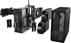 Komputer Lenovo ThinkStation P3 Ultra 30HA - MT - 1 x Core i9 i9-14900 / 2 GHz - vPro Enterprise - RAM 64 GB - SSD 1 TB - TCG Opal Encryption, NVMe, Performance - RTX A2000 - 1GbE, 2.5GbE, Wi-Fi 6E - WLAN: Bluetooth 5.1, 802.11a/b/g/n/ac/ax (Wi-Fi 6E) - W 12