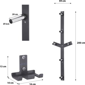 HMS Zestaw wieszaków ściennych STR28  + STR29  HMS 10