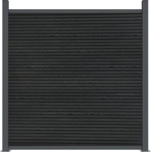 vidaXL Panel ogrodzeniowy, szary, 1045x186 cm, WPC 5