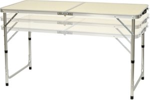 Verk Zestaw stolik stół turystyczny składany kempingowy duży 4 krzesła walizka Zestaw stolik stół turystyczny składany kempingowy duży 4 krzesła walizka 6