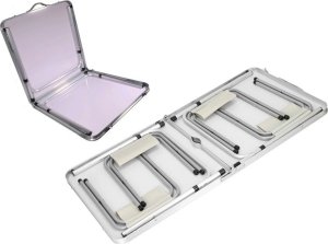 Verk Zestaw stolik stół turystyczny składany kempingowy duży 4 krzesła walizka Zestaw stolik stół turystyczny składany kempingowy duży 4 krzesła walizka 9