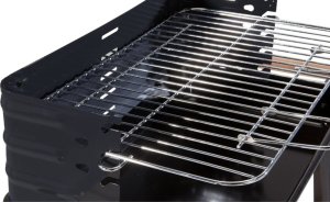 Verk Grill ogrodowy duży węglowy bbq regulowany ruszt półki koła przenośny Grill ogrodowy duży węglowy bbq regulowany ruszt półki koła przenośny 8