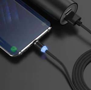 Kabel USB Verk Kabel magnetyczny przwód do ładowania 3w1 micro typ-c usb lightning 1m Kabel magnetyczny przwód do ładowania 3w1 micro typ-c usb lightning 1m 7