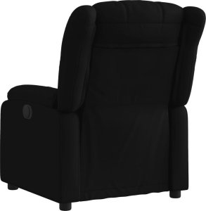 vidaXL Elektryczny fotel rozkładany, czarny, obity tkaniną 5