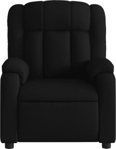 vidaXL Elektryczny fotel rozkładany, czarny, obity tkaniną 9